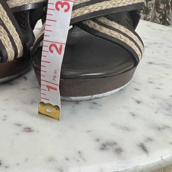 Cole Haan Womens Skylar Slide Open-Toe Cross Straps Sandals‎ Heels SZ 8 B - Picture 14 of 16